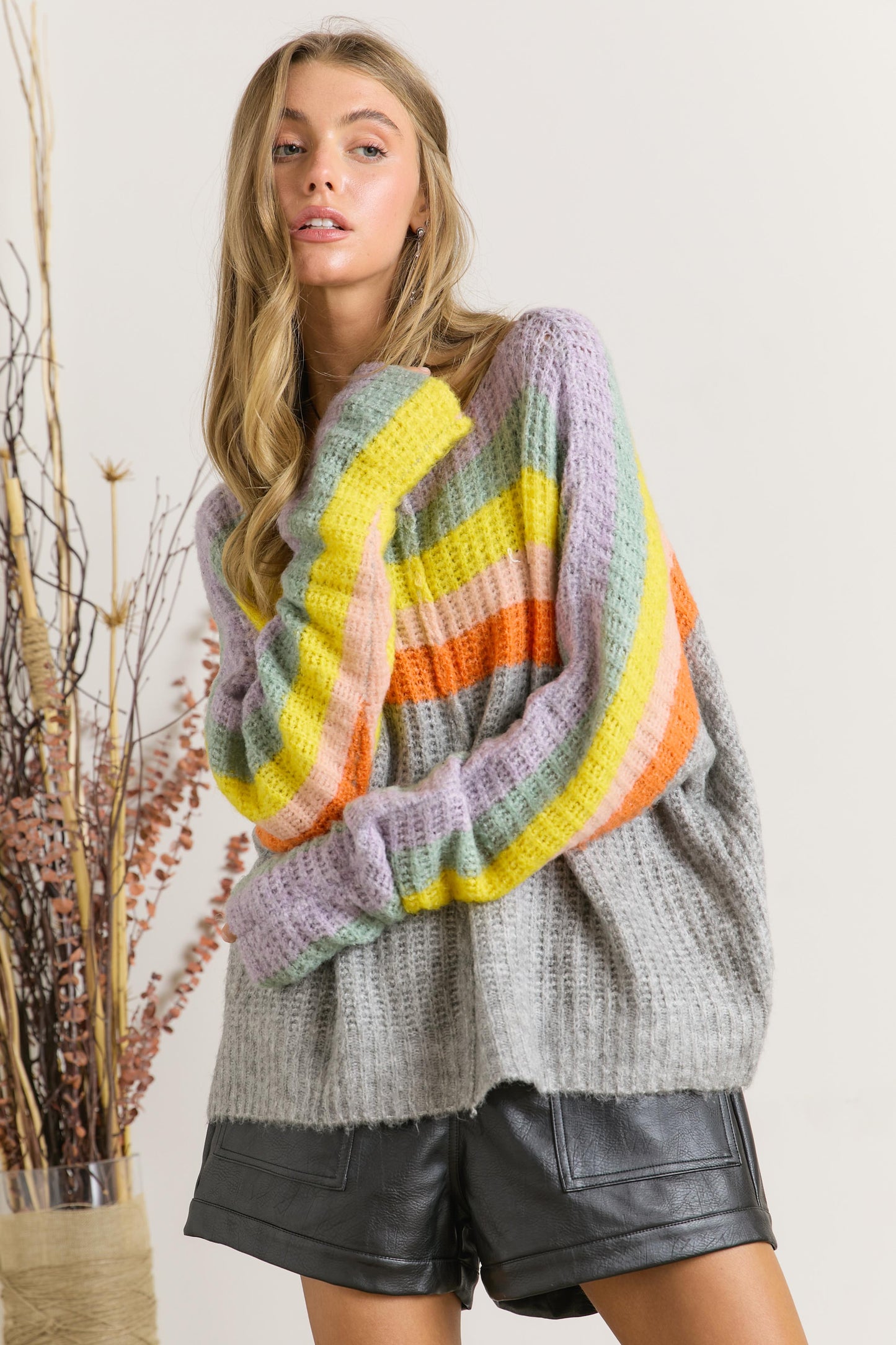 Colorblock Sweater