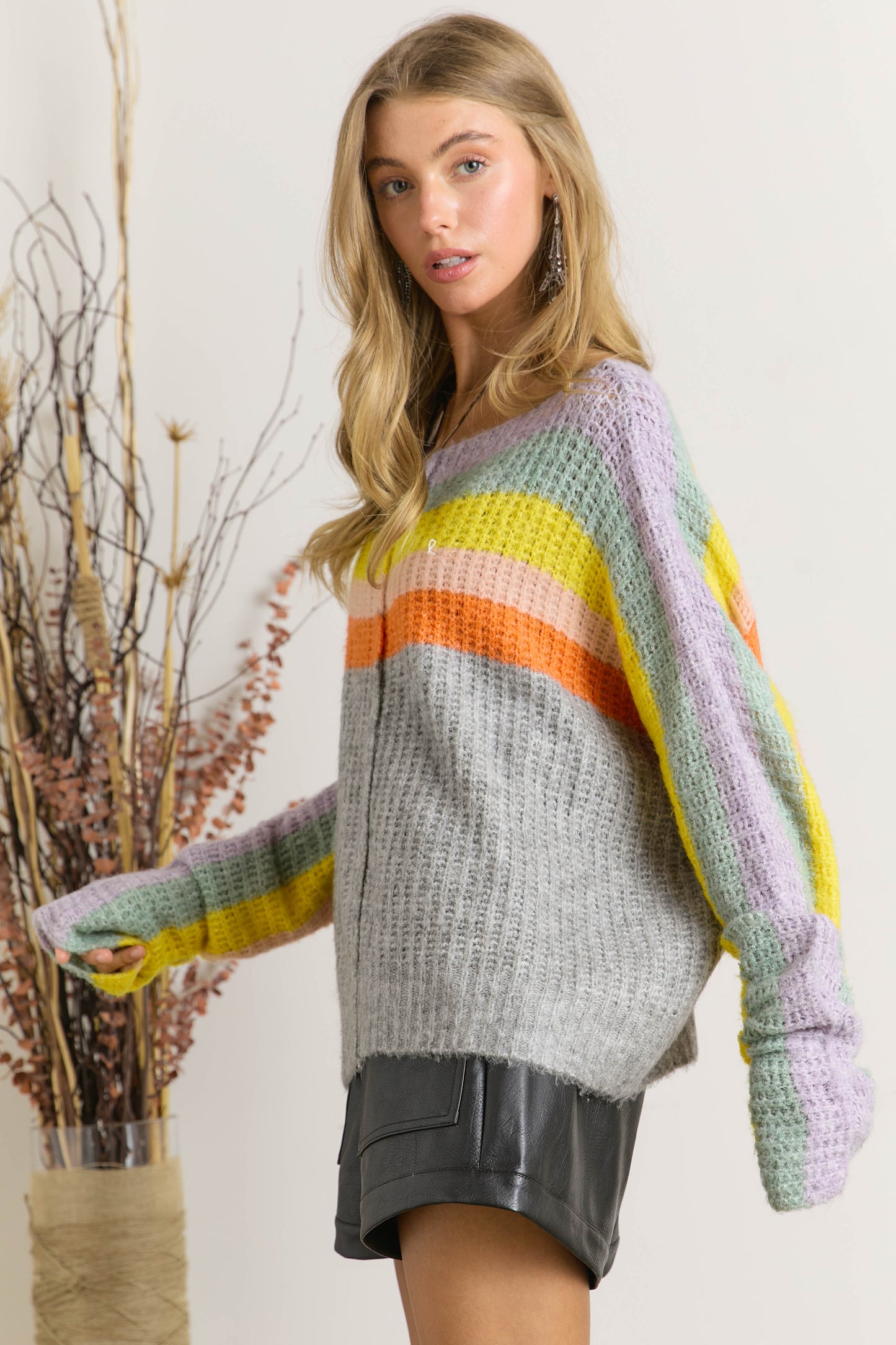 Colorblock Sweater