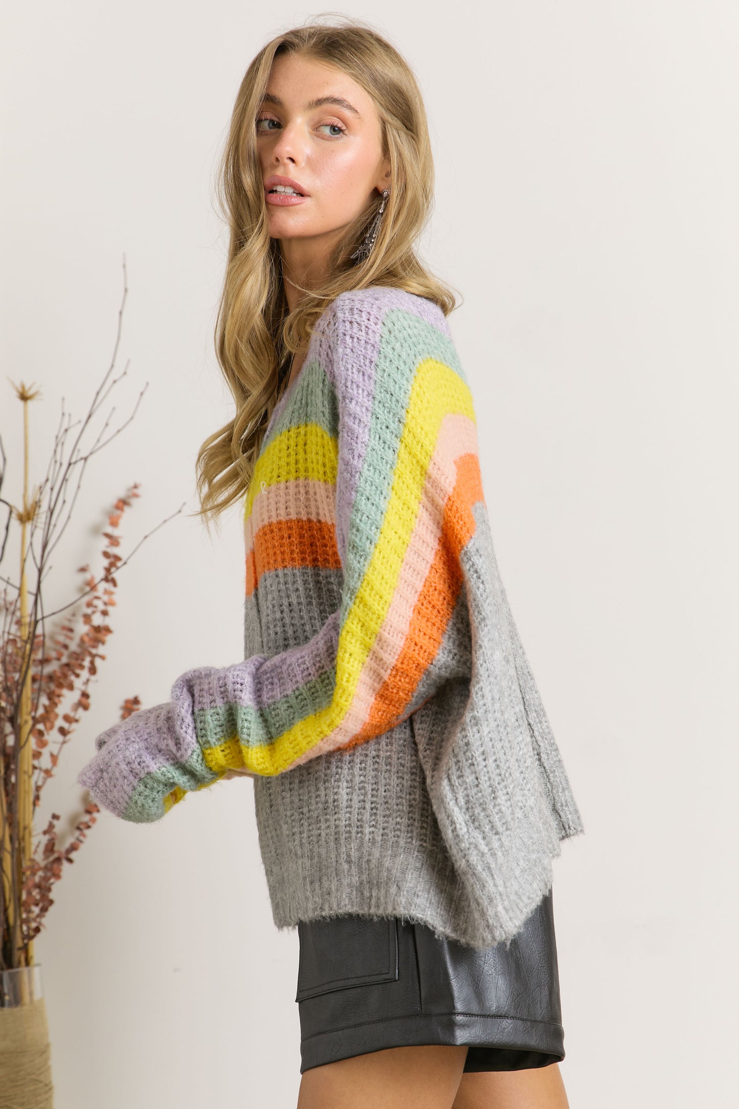 Colorblock Sweater